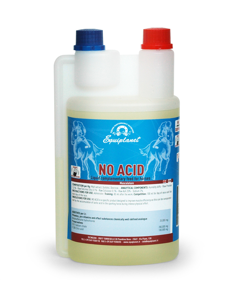 No Acid - Συμπλήρωμα σε υγρή μορφή για τη ρύθμιση του γαλακτικού οξέως